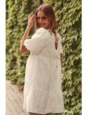 Summer dress tied at the back ekri FG591 - Online store - Boutique